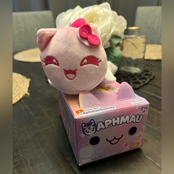 Aphmau Toys Aphmau Meemeows Plush Litter 3 Strawberry Shortcake Cat